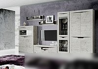 Шкаф распашной Мебельград Соренто 2-х дверный 106.5x54.5x220 (дуб бонифаций/кофе структурный матовый)