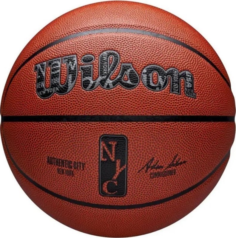 Баскетбольный мяч Wilson NBA Authentic City New York WZ2016001XB7 (7 размер)