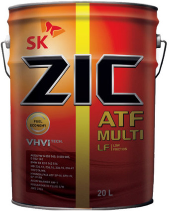 Трансмиссионное масло ZIC ATF Multi LF 20л