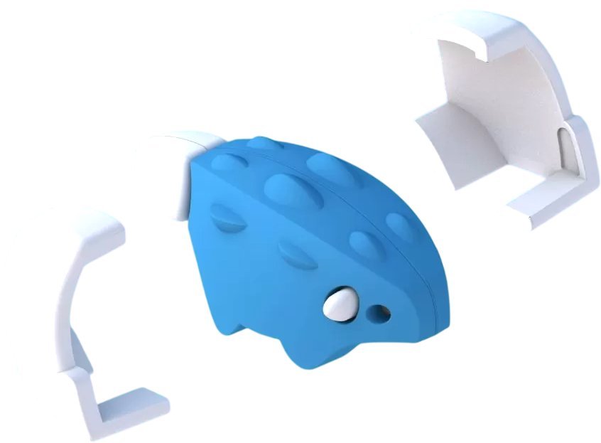 Магнитный конструктор Halftoys Baby Dino Анкило HDB004