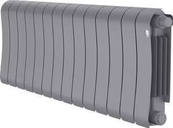 Биметаллический радиатор Royal Thermo Infinity 300 Silver Satin VR80 - 14 секций