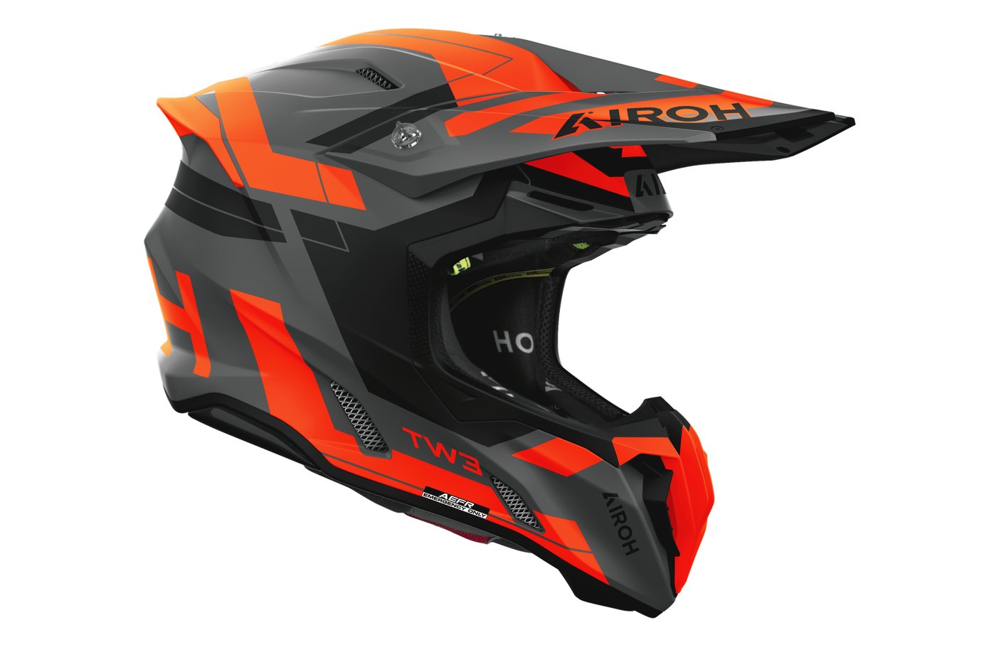 Мотошлем Airoh Twist 3 Dynasty TW3DI32-S (S, оранжевый матовый)