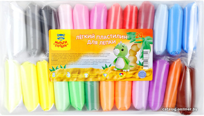 Пластилин Мульти-пульти ЛП_40360 (24 цв)