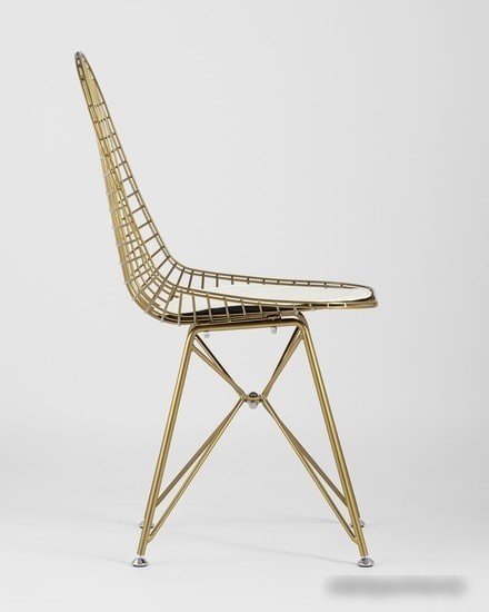 Стул Stool Group Eiffel (золотой/белая подушка)