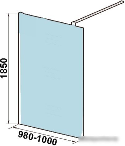 Душевая стенка WeltWasser WW400 100G-1