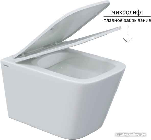 Унитаз подвесной Berges Wasserhaus Floe S Rimless 082134