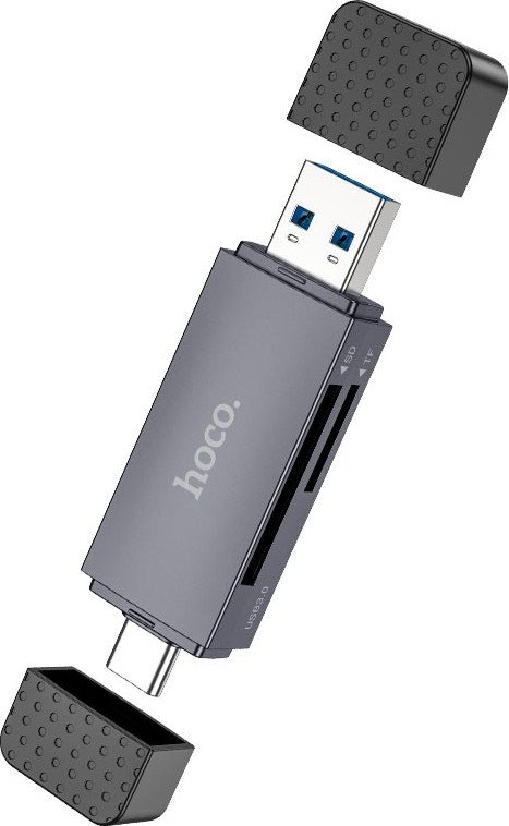 Карт-ридер Hoco HB45 USB-A + Type-C 3.0
