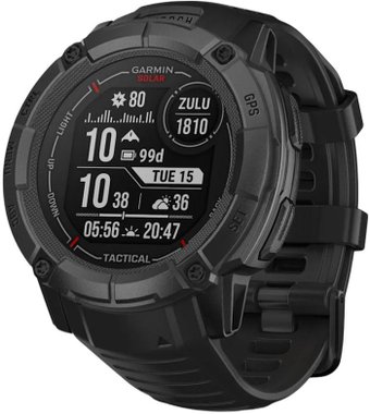 Умные часы Garmin Instinct 2x Solar Tactical Edition (черный)