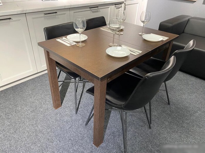 Кухонный стол Senira Кастусь 110-145x70 (венге/венге)