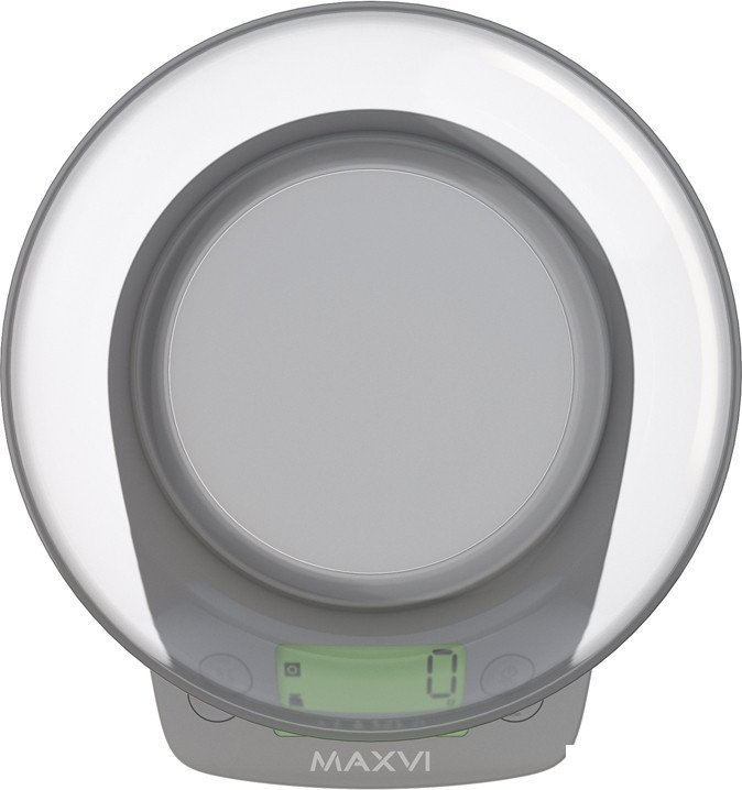 Кухонные весы Maxvi KS102P (серый)