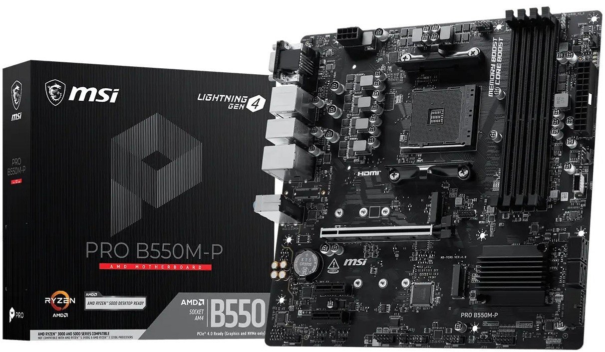 Материнская плата MSI Pro B550M-P