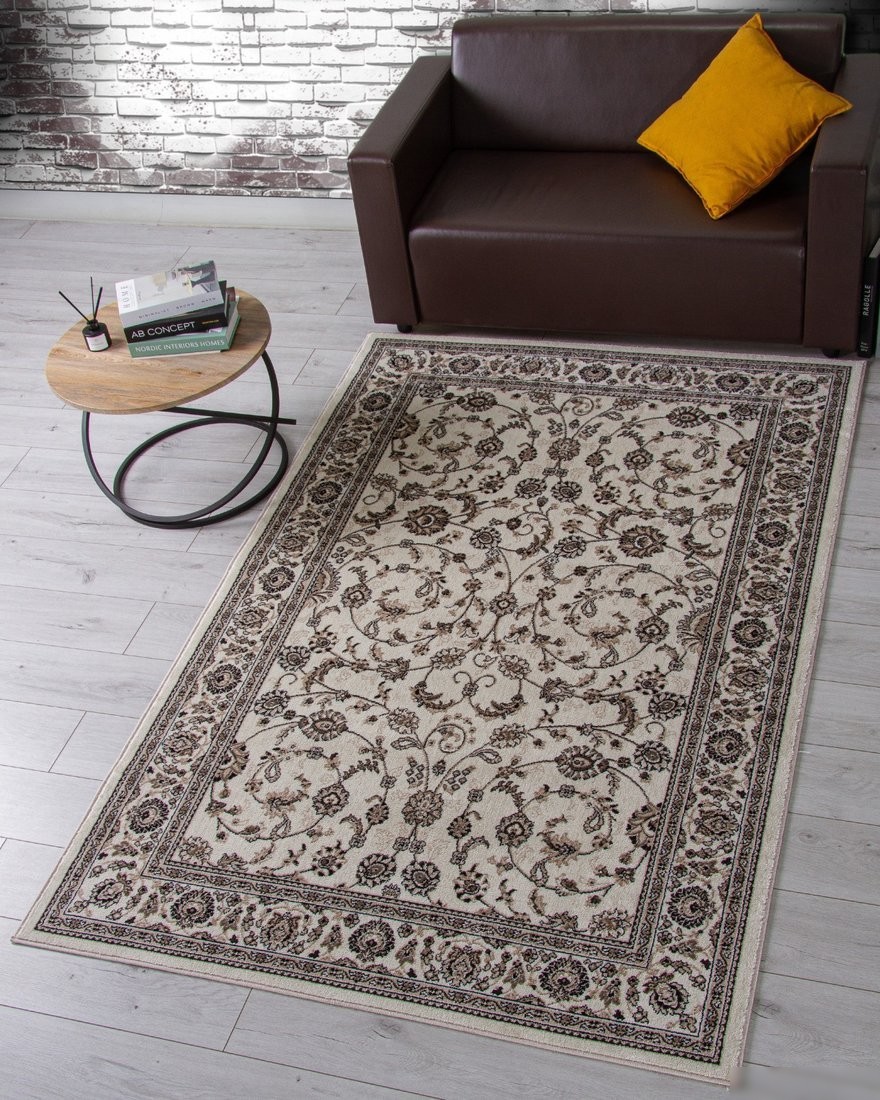 Ковер для жилой комнаты Merinos Valencia Deluxe d251-STAN-CREAM-BROWN (2x3)