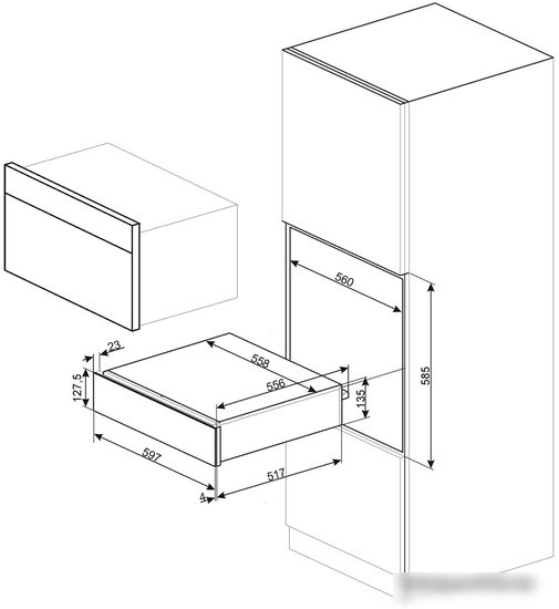 Подогреватель посуды Smeg CPR115S