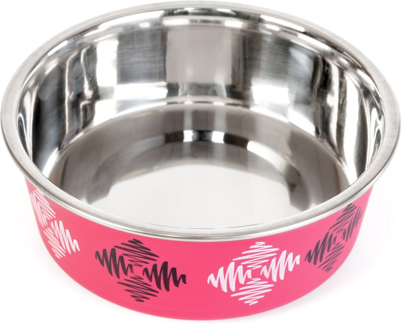 Миска ZooZooZoo Ромбы SWT-6001-600/rhomb (розовый)
