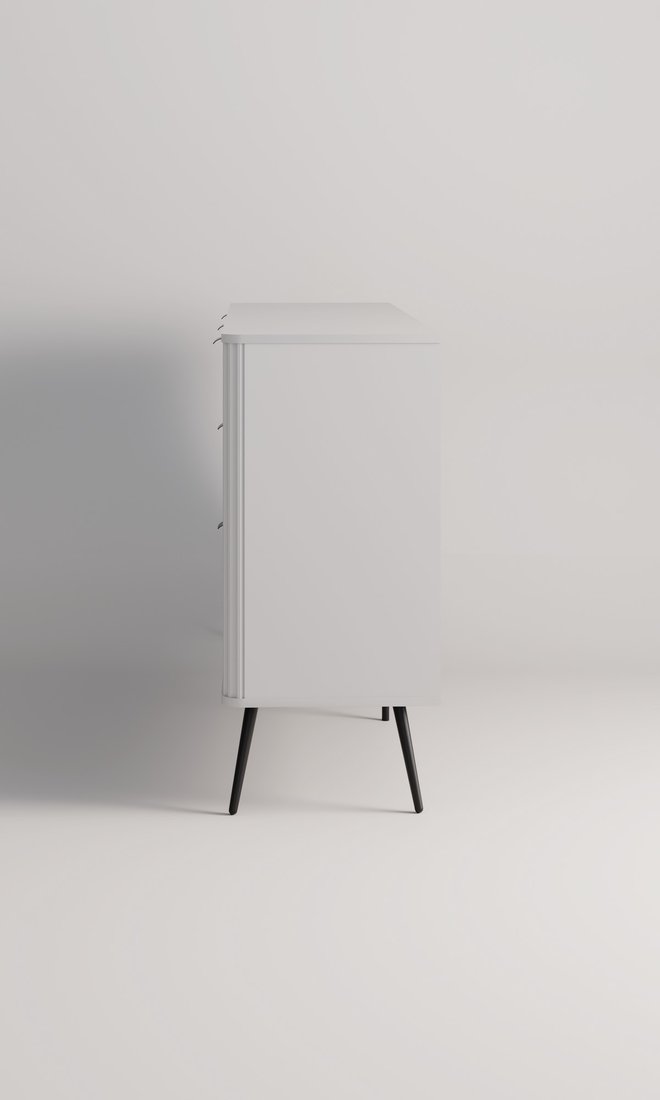Тумба Arvento Rondo 2D3S (белый/эко джелато)
