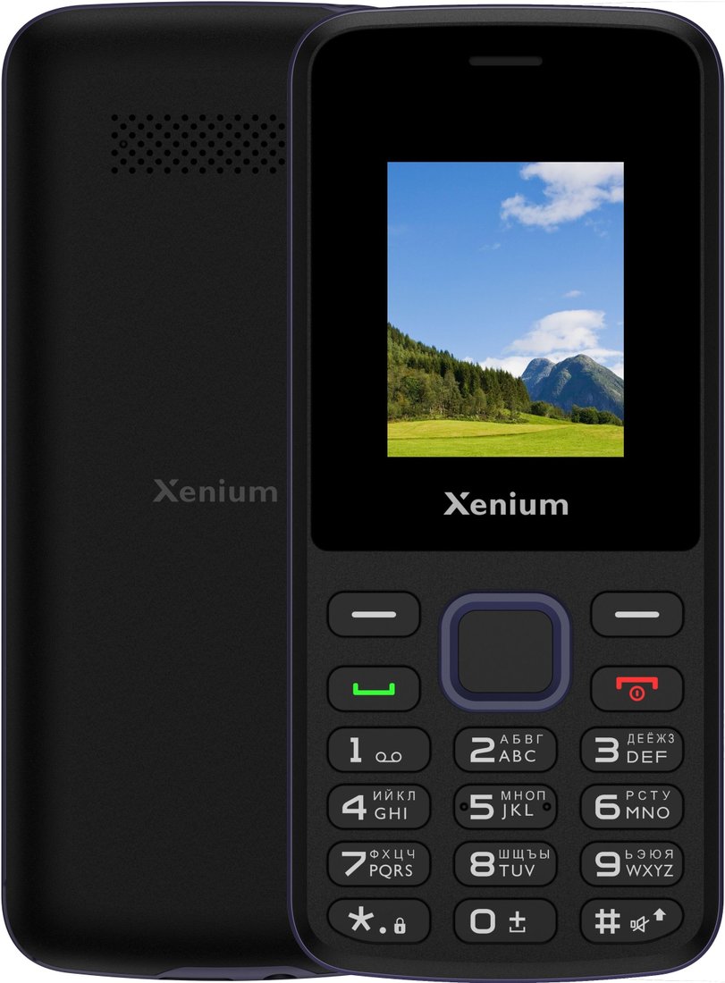Кнопочный телефон Xenium L170 (черный)