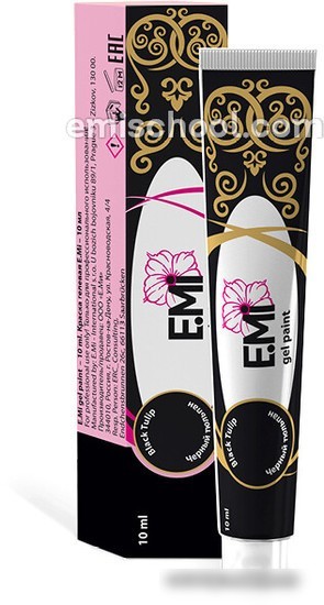 Гель-краска Emi Classic Черный тюльпан 10 мл