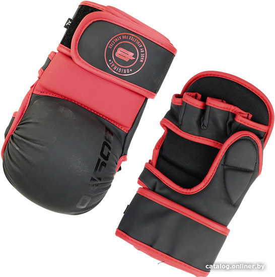 Тренировочные перчатки BoyBo Wings BBGL-26 Flex для ММА (XL, черный/красный)