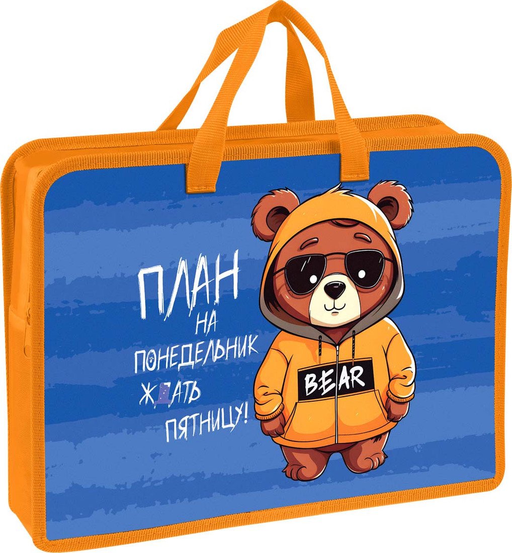 Папка-портфель Мульти-пульти Мишка ПТ-14_4_60095