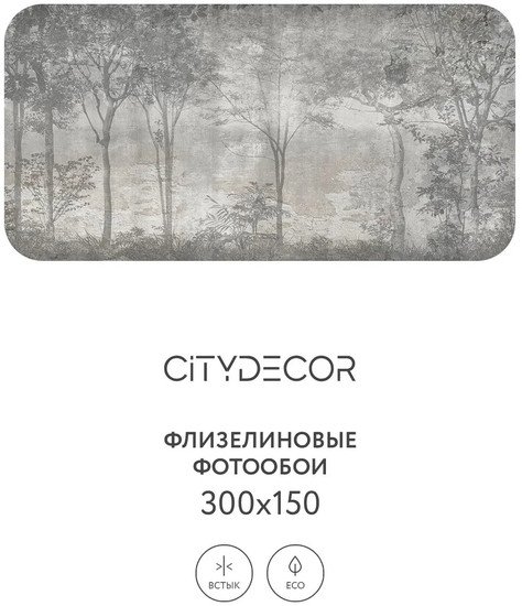 Фотообои Citydecor Dark Side 34 300x150