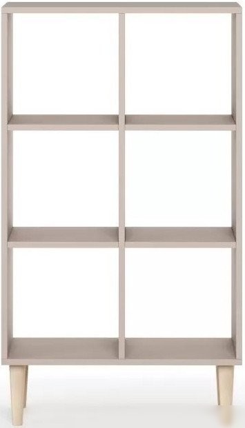 Стеллаж MONOFIX Одос Вертикальный 6 секций (капучино)