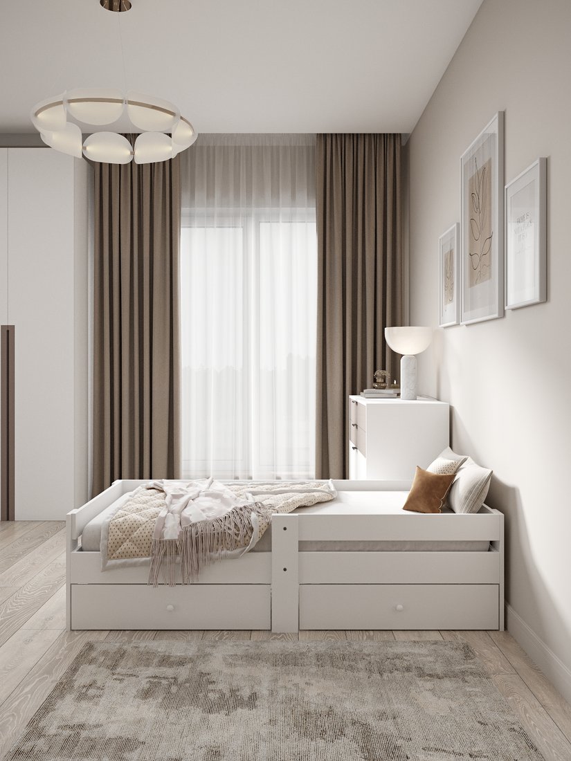 Кровать-тахта EcoWood Флорида-2 с ящиками 80х180 ECO.001.00061.80-180.101SE