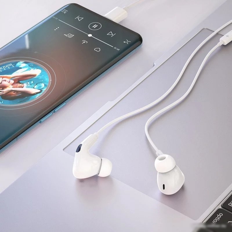 Наушники Hoco M101 Pro USB Type-C (белый)