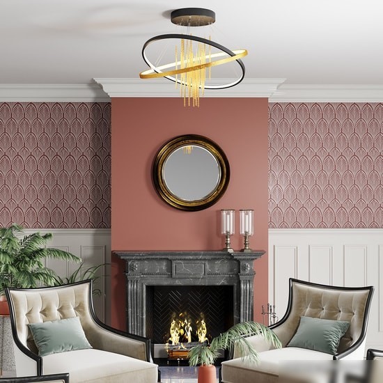 Люстра средней высоты Odeon Light Monica 3901/70CL