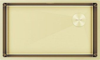 Кухонная мойка Paulmark Next-Skew 74 UNI PM887444-LG (золото/светлое золото)