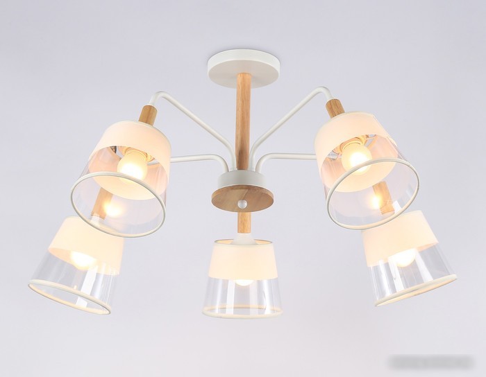 Люстра средней высоты Ambrella TR4738/5 WH/LW