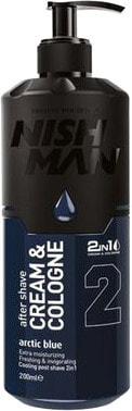 Крем после бритья Nishman 02 After Shave Cream Cologne Arctic Blue 2 in 1 (200 мл)