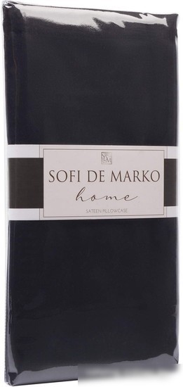 Постельное белье Sofi De MarkO Мармис 50х70 НВ-мс-50х70чер (черный)