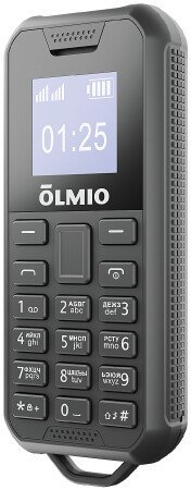 Кнопочный телефон Olmio A04 (черный)