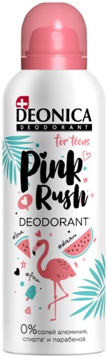 Дезодорант-спрей Deonica For Teens Pink Rush 125 мл