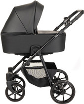Универсальная коляска Pituso Tossa 2 в 1 (кожа, black)