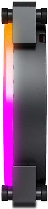 Вентилятор для корпуса Montech RX140 PWM Reverse (черный)