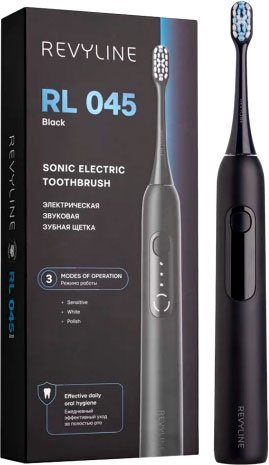 Электрическая зубная щетка Revyline RL 045 (черный)