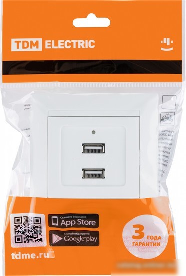 Розетка USB TDM Electric Лама SQ1815-0041