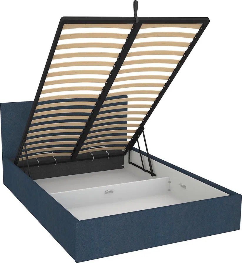 Кровать МДК Диана Blue с подъемным механизмом КР2-BL1400 140x200