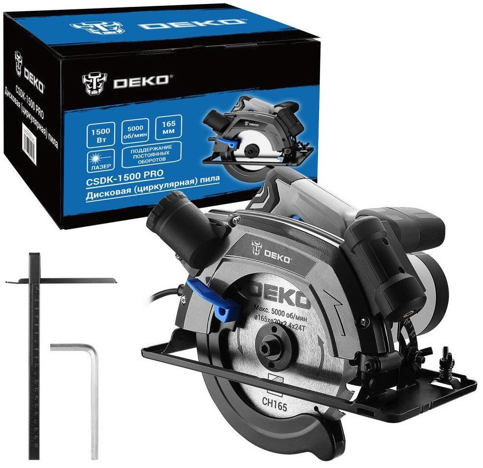 Дисковая (циркулярная) пила Deko CSDK-1500 PRO 085-1150