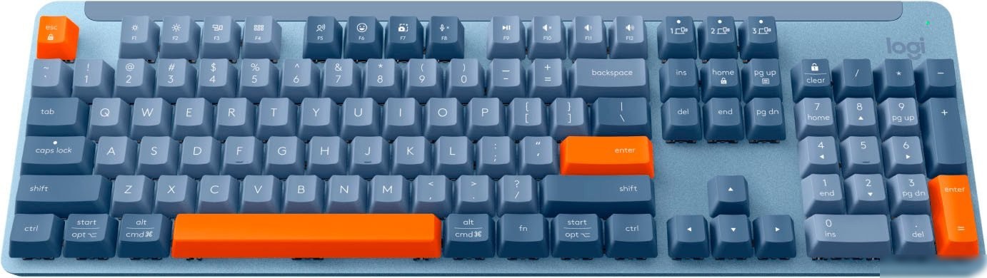 Клавиатура Logitech Signature K865 920-011892 (серо-голубой, нет кириллицы)
