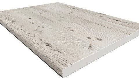 Готовая кухня Интерлиния Мила 12x20 (серебристый-бетон-бискайская сосна)