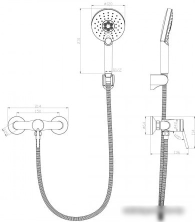 Смеситель Lemark Minima LM3803C
