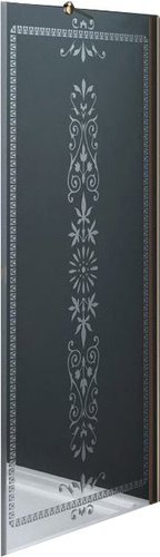 Душевая стенка Cezares Royal PALACE-A-90-FIX-CP-Br (боковая)