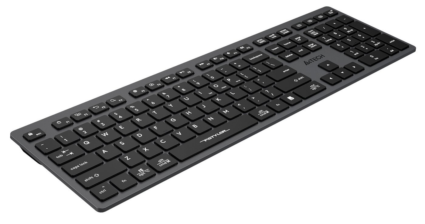 Клавиатура A4Tech Fstyler FBX50C (серый/черный)