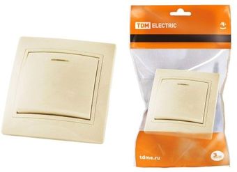 Выключатель TDM Electric Таймыр SQ1814-0104 (слоновая кость)