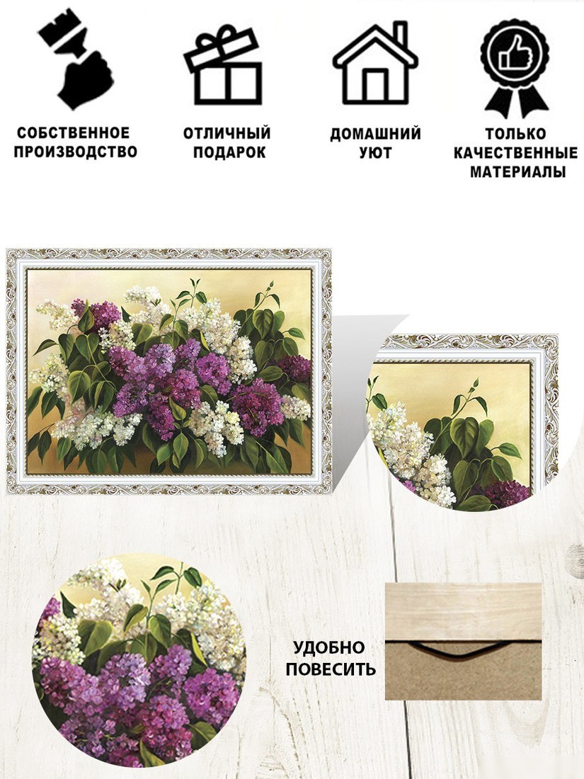 Картина Декарт 8Л0349 (в раме)