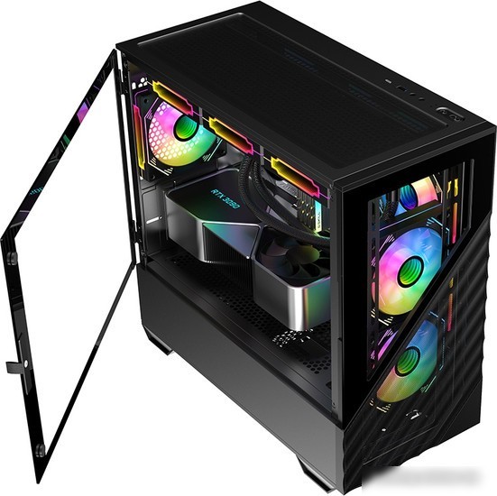 Корпус 1stPlayer DK D7 D7-BK-3F1