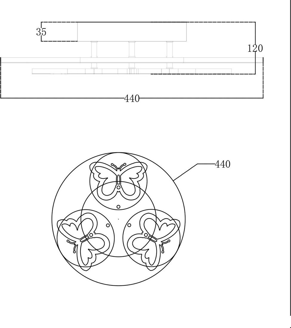 Припотолочная люстра Escada 10272/6LED (белый)