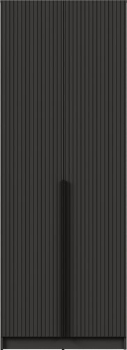 Шкаф распашной Black Red White SZF2D (графит/графит)